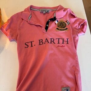 JEMBELO Yachting Pink Polo Shirt